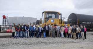 The Capital Area Rail Terminal in Jefferson City, Mo., officially launched late last month. It connects with Union Pacific. (Photograph Courtesy of terminal operator Capital Logistics)