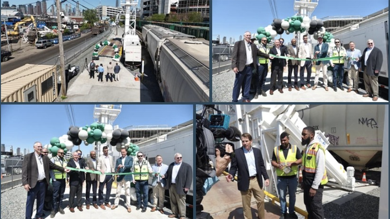 The Blissville Rail Terminal officially opened April 29. (Image Courtesy of Anacostia Rail Holdings)