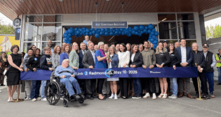“Hello, Redmond! 🎉 The ribbon has been cut and the #2Line extension is officially open!” Sound Transit reported via social media platform X on May 10. (Sound Transit Photograph)