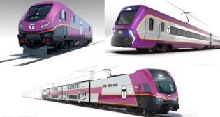 MBTA plans to bring BEMU (battery-electric multiple-unit) train service to the Fairmount Commuter Rail Line starting in 2028. Proposals to finance the trainsets are due in August. (MBTA Photograph)