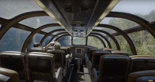 (Screen Grab of The Ocean train from VIA Rail Canada Video)
