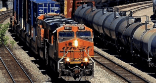 “Our new Salt Lake City intermodal service is up and running!” BNSF reported via social media on July 24. (BNSF Photograph)