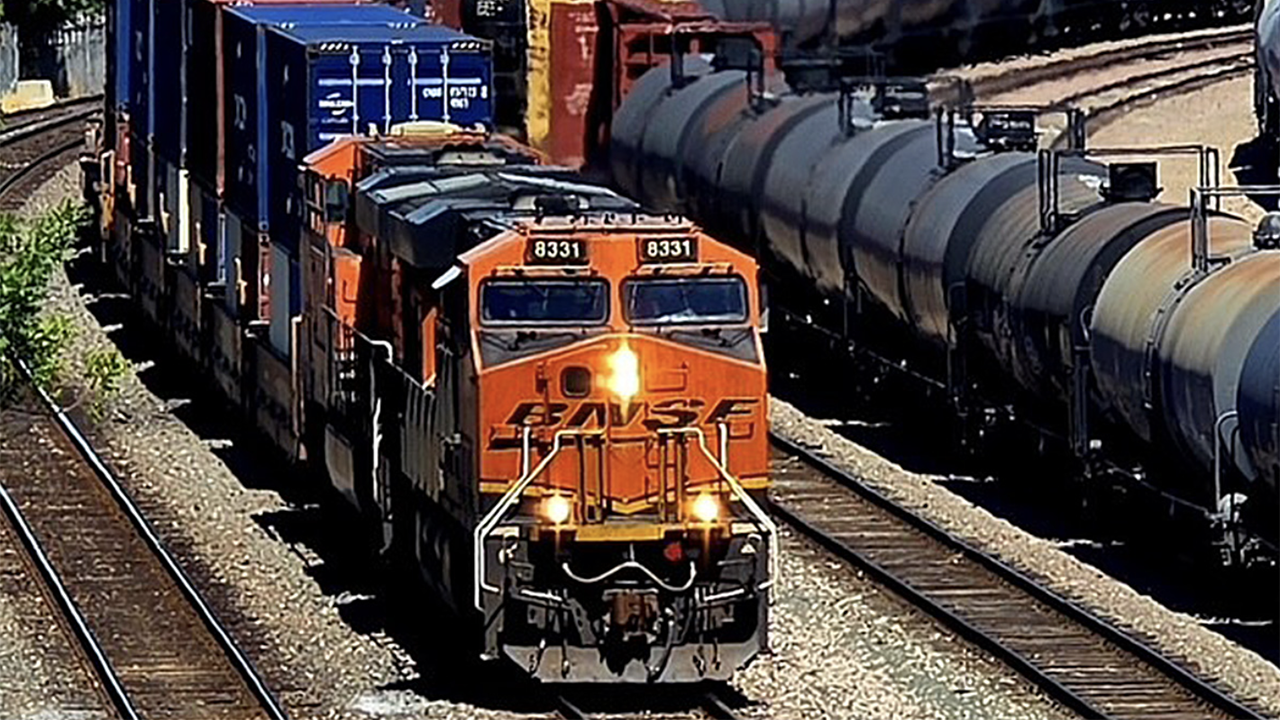 “Our new Salt Lake City intermodal service is up and running!” BNSF reported via social media on July 24. (BNSF Photograph)