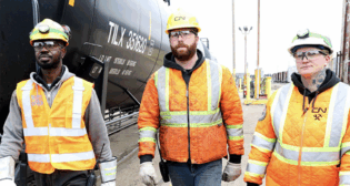 “A picture is worth a thousand words when it comes to documenting hazards, and the [Enablon] app allows just that,” says Carolyn David, Senior Manager, Safety Systems at CN. “It’s making a positive impact for our teams, who are empowered to look out for each other by reporting near misses or potential hazards. It means we can take any prompt corrective actions to keep employees safer.” (CN Photograph)