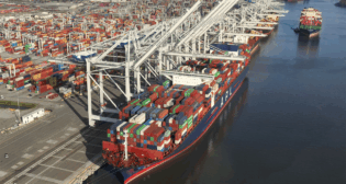 “Georgia Ports continues to grow U.S. East Coast market share and with the shifting trade patterns in Asia and India, that bodes well for our future,” GPA President and CEO Griff Lynch said on July 29. (GPA Photograph)