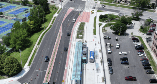 The KC Streetcar Main Street Southern Extension to the University of Missouri – Kansas City project is adding 3.5 miles and 15 new stops to the existing downtown streetcar route. (KC Streetcar Photograph)