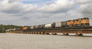 “We’re excited to welcome Roehm’s new plant to our premier rail network, and we look forward to growing together for decades to come,” said Kenny Rocker, Executive Vice President–Marketing and Sales for UP. (UP Photograph)