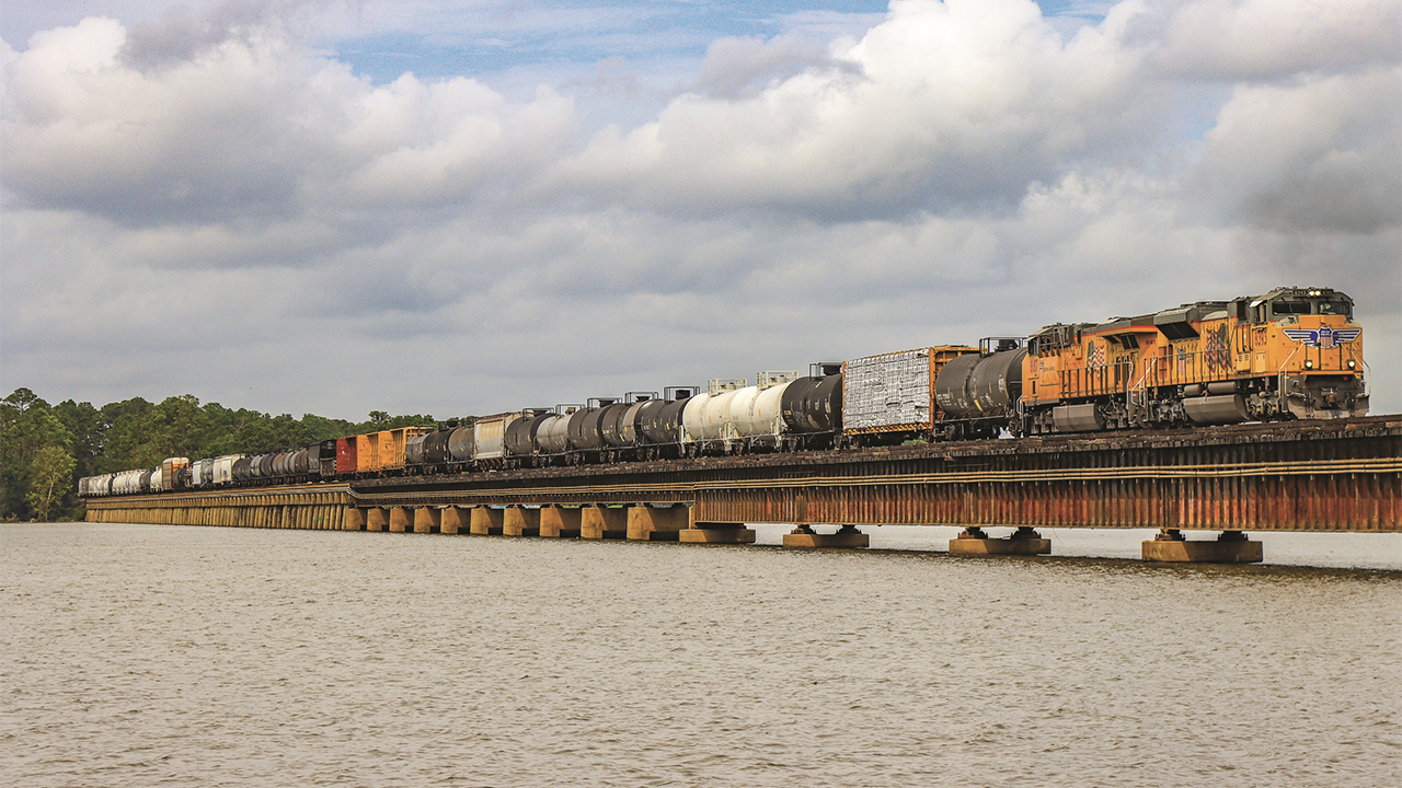 “We’re excited to welcome Roehm’s new plant to our premier rail network, and we look forward to growing together for decades to come,” said Kenny Rocker, Executive Vice President–Marketing and Sales for UP. (UP Photograph)