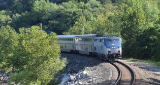 “On behalf of our Amtrak guests who count on daily Heartland Flyer trains, we thank the Texas Transportation Commission for approving the state’s share of funding of the service from the NCTCOG and its RTC,” said Jennifer Mitchell, Amtrak Executive Vice Presiden, on Aug. 21. (Heartland Flyer Photograph, Courtesy of Amtrak)