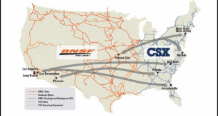 (Map Courtesy of BNSF and CSX)