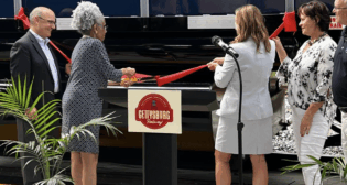 “All aboard! Patriot Rail is proud to announce the official launch of the Gettysburg Railway, a passenger excursion train unveiled today and officially starting service this Labor Day weekend!” Patriot Rail reported via social media on Aug. 7. (Patriot Rail Photograph)