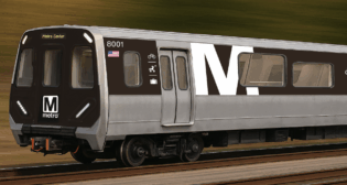 “Let your voice be heard: Vote on the exterior design for Metro’s new 8000-series rail fleet,” WMATA reported Aug. 18. One of the three design options is pictured above. The winning concept will be announced at the end of this month. (WMATA Image)