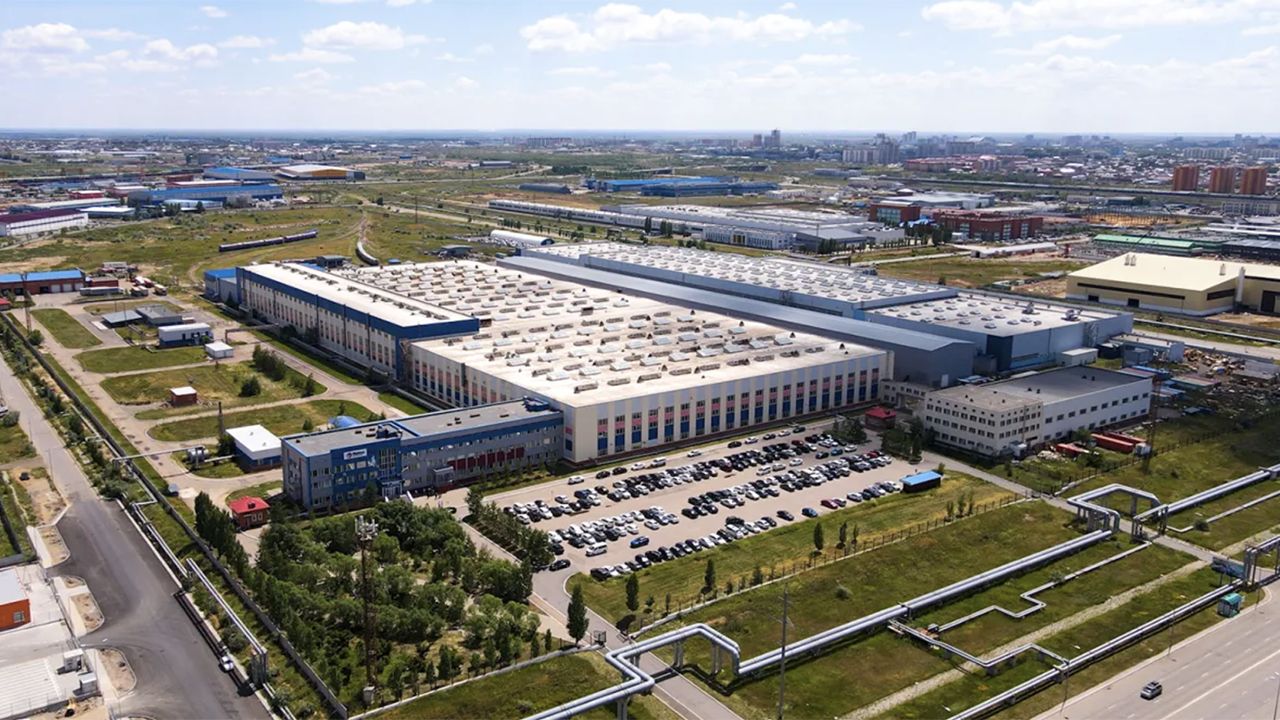 Pictured: Wabtec's Lokomotiv Kurastyru Zauyty (LKZ) plant in Astana, Kazakhstan, which will handle final assembly of the 300 newly ordered Evolution Series locomotives for Kazakhstan Temir Zholy (KTZ), the national railway of Kazakhstan. (Photograph Courtesy of Wabtec)