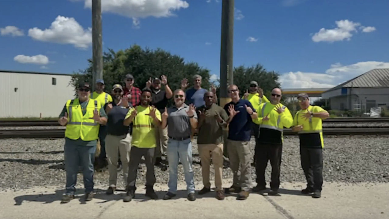 CSX on Oct. 3 reported that its Taft Yard in Orlando has marked six years without a workplace injury. (Courtesy of CSX)