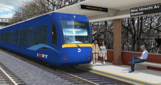 New York MTA on Oct. 15 reported beginning the environmental review process for the planned Interborough Express (IBX) light rail project. (Rendering Courtesy of MTA)
