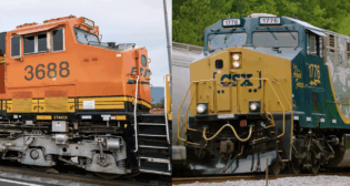(Photographs courtesy of BNSF and CSX, respectively)