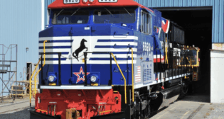 Norfolk Southern on Veterans Day honored the “service members who bring their leadership, discipline, and mission-focused mindset to our railroad.” (NS Photograph)