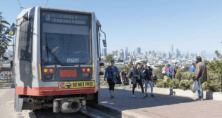 SFMTA is saying “farewell” to an icon of San Francisco transit: Muni’s Breda-built LRVs. (Courtesy of SFMTA)