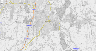 P&W is entering into a 20-year agreement with the State of Connecticut to operate the Middletown Cluster. (Courtesy of OpenRailwaymap.org)