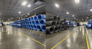 “📦 Big news from Jeffersonville: Indiana River & Rail Terminals expands warehouse capacity to 359K sq. ft. at @PortsOfIndiana. More steel. More cargo. More opportunity,” the Ports of Indiana reported via social media on Dec. 3. (Courtesy of Ports of Indiana)