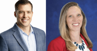 Marty Thomas, TTX (left), and Katie Choe, VRE. (Photographs courtesy of the respective organizations)