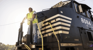 This year, we made meaningful investments across our network to improve our railroad, our industry, and the communities we serve. (NS Photograph)