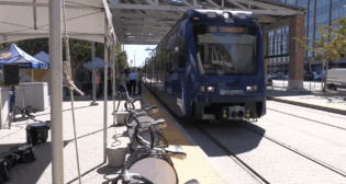 The State of California, through the Affordable Housing and Sustainable Communities Round 9 program, has awarded SacRT three grants totaling $25.8 million. Among the projects covered by the grants: the purchase of four new LRVs. (Screen Grab from SacRT video)