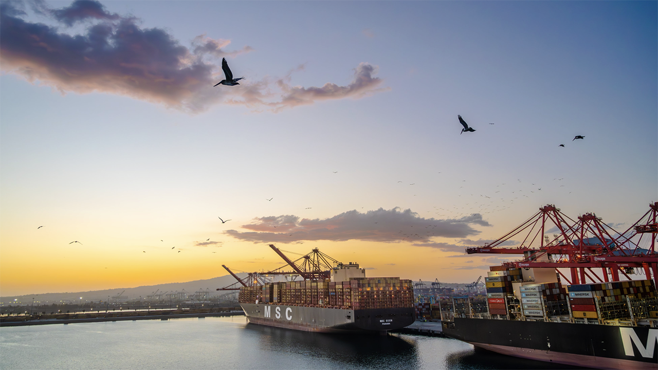 POLB CEO Noel Hacegaba on Jan. 15 gave his first State of the Port address, announcing a “record-setting 2025,” with nearly 9.9 million cargo containers moved with no backlogs or delays. (POLB Photograph)