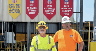 A culture of “mentorship, open communication and a commitment to the why behind each safety protocol” helps UP’s Livonia, La., locomotive team achieve a safety milestone. (UP Photograph)