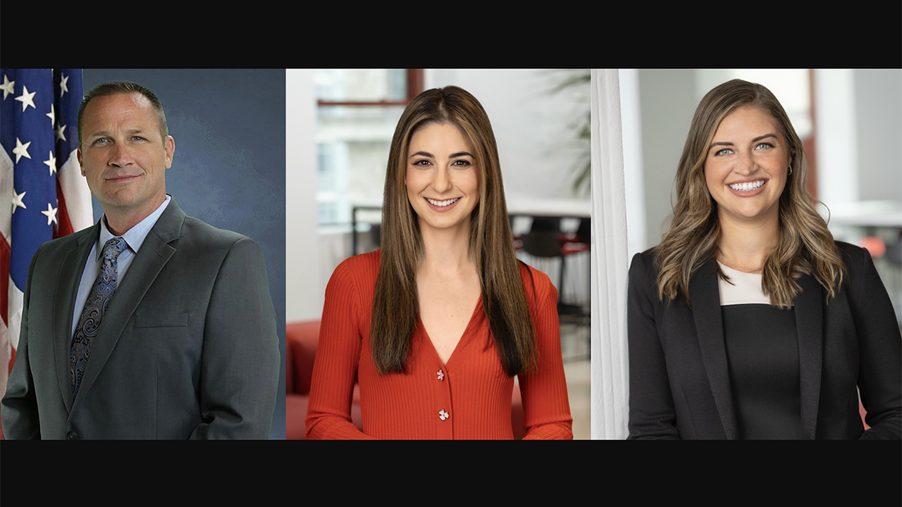 From Left to Right: Daniel Brislin, San Diego Metropolitan Transit System; Natasha Avanessians, STV; and Kristen Van Gilst, STV. (Photographs courtesy of the respective organizations)