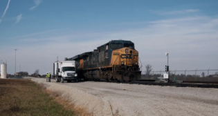 CSX is using its first owned and operated mobile service truck (pictured) in the Toledo Zone. (Screen grab from CSX video)