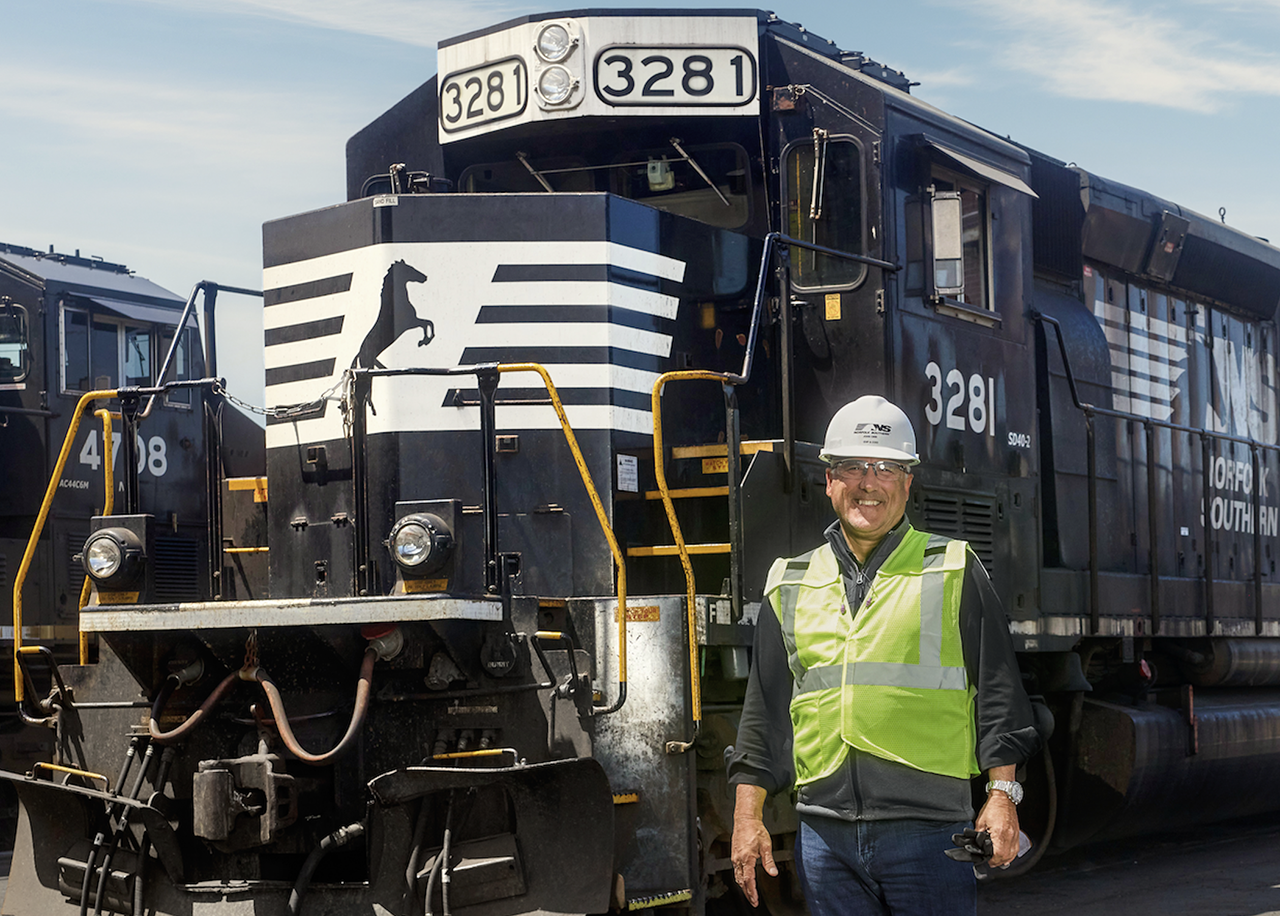John Orr, Executive Vice President and Chief Operating Officer of Norfolk Southern, was selected by Railway Age readers as one of the publication’s 10 Most Influential Industry Leaders for 2025. He is also Railway Age’s 2026 Railroader of the Year. (NS Photograph)