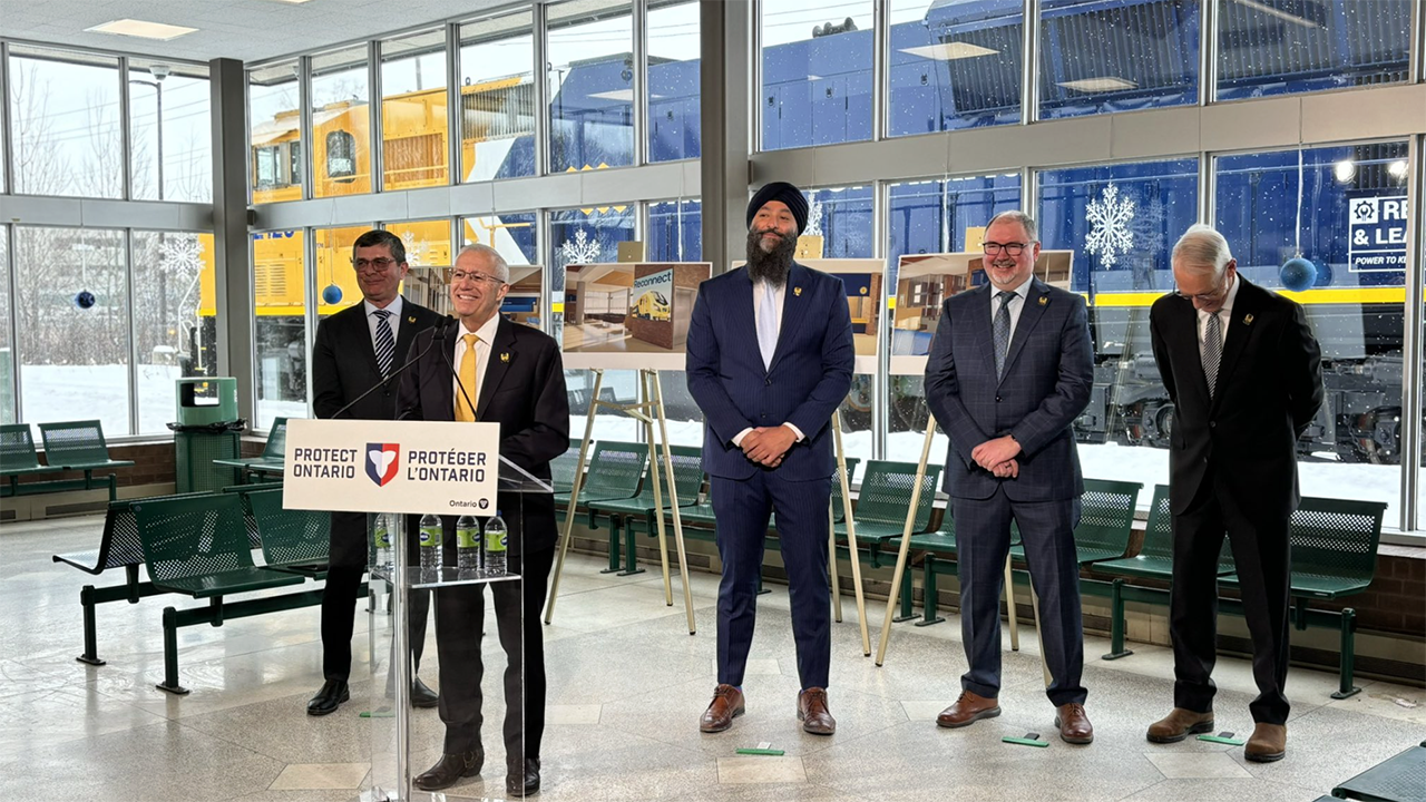 “The Northlander is ‘on track’ to make its comeback!” reported Victor Fedeli, Ontario’s Minister of Economic Development, Job Creation, and Trade, via social media. (Courtesy of Victor Fedeli)