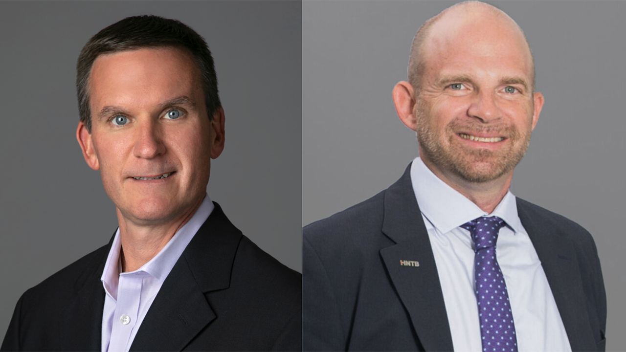 Eric Sifferlen of RailPros (left) and Greg Boulanger of HNTB. (Photographs courtesy of the respective organizations)