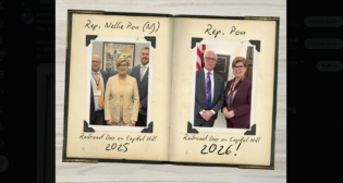 “Many thanks to @RepNellie Pou for meeting with us during #RailDay2026 to talk about all the ways #FreightRail supports New Jersey businesses and helps the state’s economy grow. We are grateful for your time!” ASLRRA posted via social media. (ASLRRA Image)