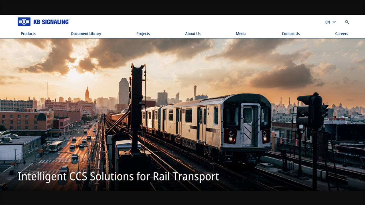 KBS’s new website is slated to “expand customer access and project visibility.” (Courtesy of KBS)